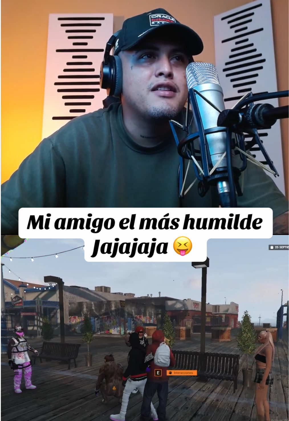 Mi amigo el humilde vagabundo #tiktoklive #livehighlights #gta5rp #streamer #putumayo 