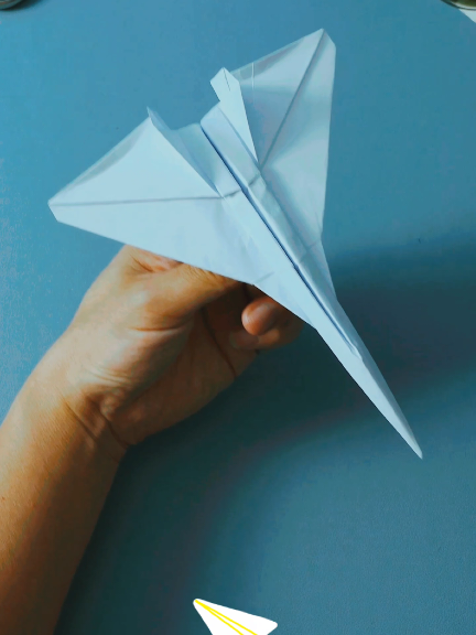 Teach you how to fold a super cool simulation paper airplane storm #Origami #PaperPlane #Childhood #paperplane  #fyp