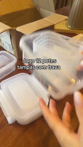 Adorei. Organização no dia a dia é tudo!  #compras #tiktokshopbrasil #poteshermeticos #utilidadesdomésticas #fypppp 
