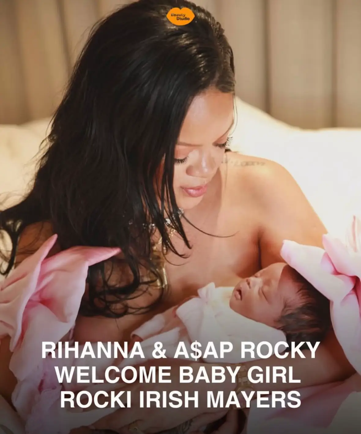 Rihanna & A$AP Rocky welcome baby girl 👶 #rihanna #asaprocky #celebrity 
