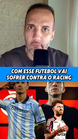 Com esse futebol vai sofrer contra o Racing  #libertadores #flamengo #fla #racing #semifinal 