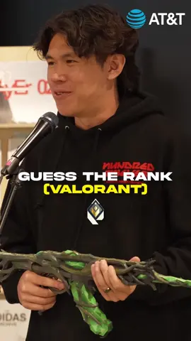 He says WHAT is low rank...? #Valorant @AT&T 