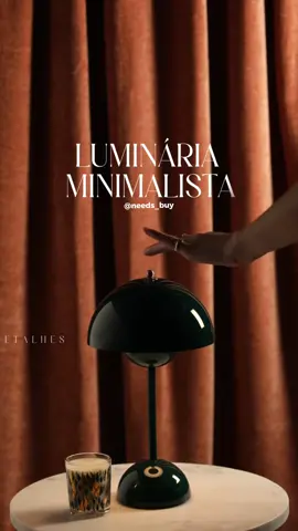 Quem tbm ama itens minimalistas? 🙋🏻‍♀️🙋🏻‍♀️ luminária de mesa • luminária decorativa • luminária moderna • luminária de design • luminária de metal • luminária clean • luminária minimalista • luminária elegante • luminária retrô • luminária clássica • luminária para sala • luminária para quarto • luminária de apoio • luminária charmosa • luminária sofisticada . Luminária cogumelo  #luminaria #minimalista #decoracao #casadecor #fyp 