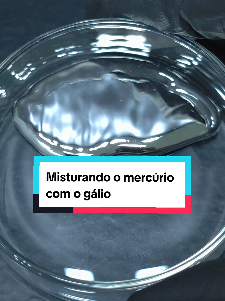 Respondendo a @notificacaodosistema1000 O que acontece ao se misturar o mercúrio com o gálio? #quimica #quimicaintegral #mercurio #galio #experimentosdequimica 