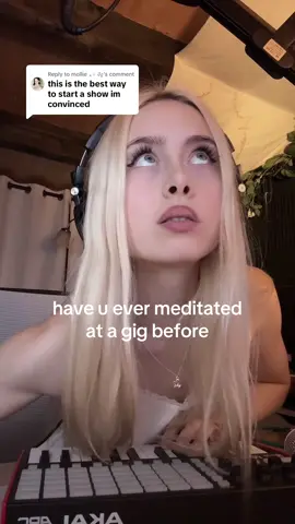 Replying to @mollie ₊⊹ 𝜗𝜚 how i made my live show intro :D i enjoy the feeling this still gives me and i deeply miss hearing it each night #livemusic #OnTour#singersongwriter #femaleproducer 
