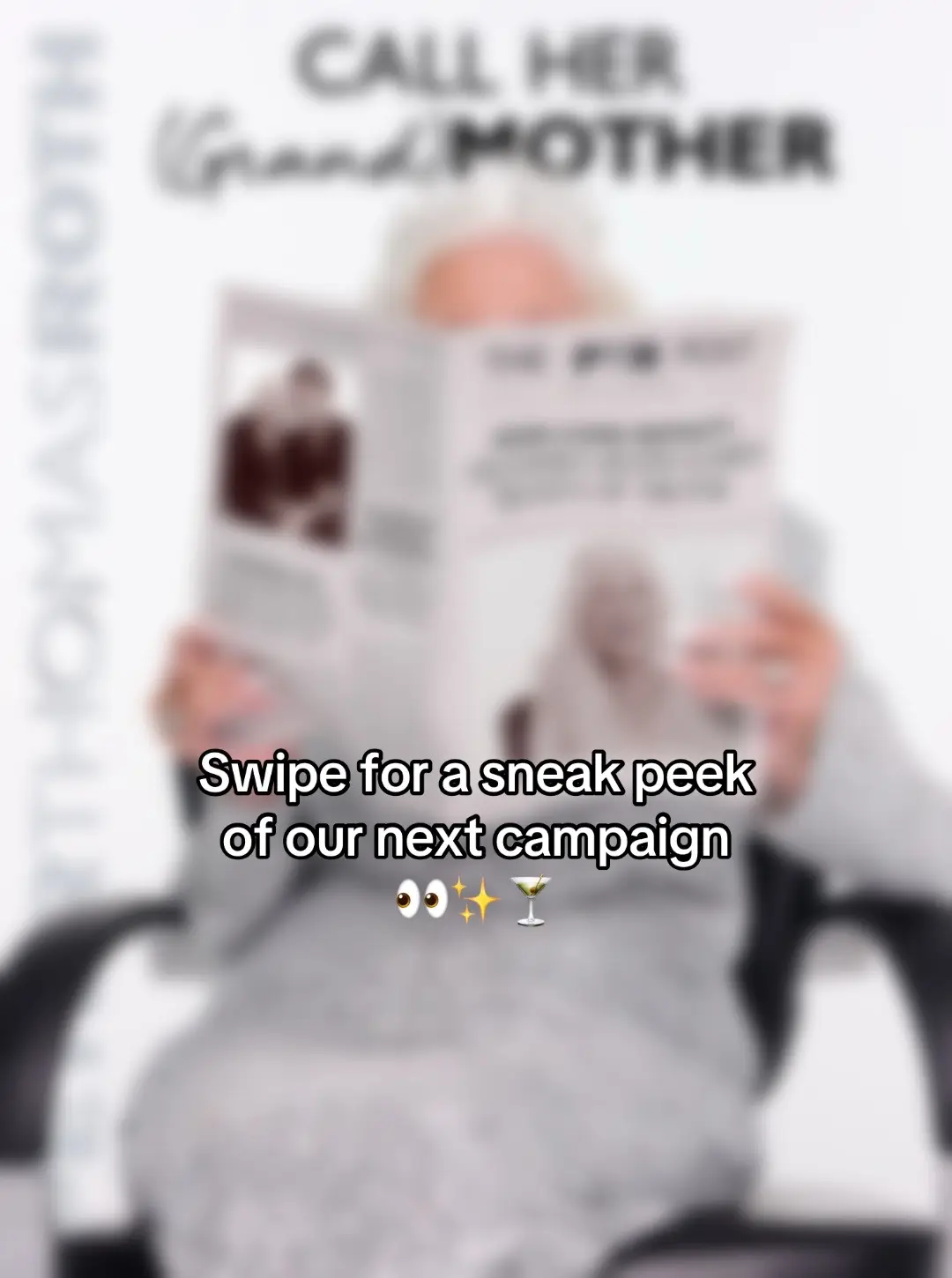 The queen of TikTok and everyone’s favorite grandmother is coming to our feed… #PeterThomasRoth #PTR #comingsoon #GrandmasofTikTok #Grandma    