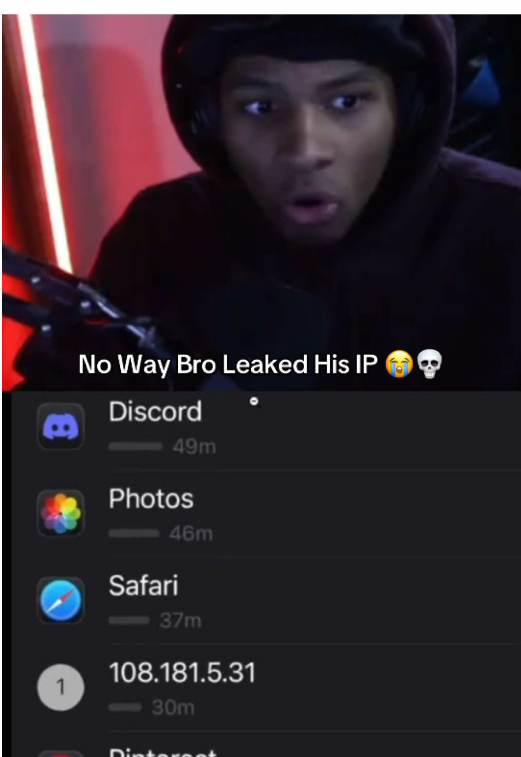 Reacting To Screen Times Gone Wrong 🥀 #fyp #streamer #funny #screentime #reaction #meme 