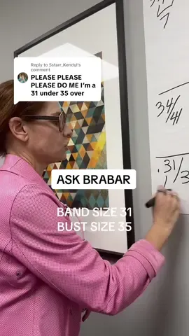 Replying to @5starr_Kendyl band size 31 / bust size 35 what’s your size? #ASKBRABAR #brasizingbasics #brasizinghelp 