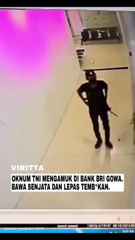 Oknum tentara yang mengamuk dan memberondong peluru di Bank BRI Kabupaten Gowa, Sulawesi Selatan, ternyata depresi terlilit utang akibat judi online. Hal ini terungkap setelah yang bersangkutan menjalani pemeriksaan di Polisi Militer Komando Daerah Militer (Pomdam) 09 Hasanuddin, Jumat (26/9/2025). #viritta #beritatiktok #beritaterkini #viral 