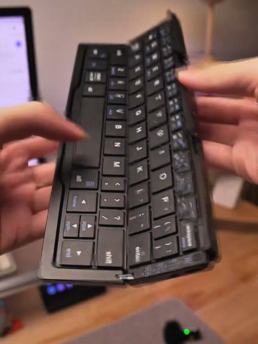 Mini Foldable Bluetooth Keyboard #keyboard #AliExpressGoodFinds #aliexpresshaul #coolstuff #gadgets #coolgadgets #fouryou 