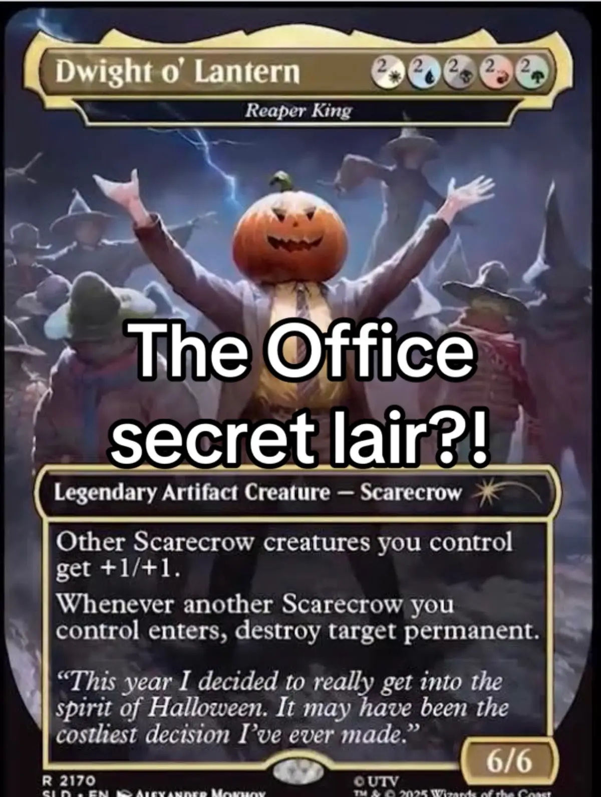 I AM SO EXCITED 😳 and I apparently need to just stay off the secret lair Instagram at this point, good lord. The Office is my favorite show ever. My comfort show. I’ve seen it at least 20 times all the way through. I’m gonna need to know the release date for this so I can set 43 alarms. #mtg #mtgcommander #magicthegathering #mtgtiktok #fyp 