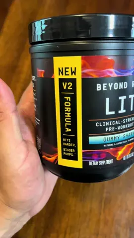 Beyond Raw Lit pre workout 250mg caffeine, 5g l-citrulline, 3g creatine