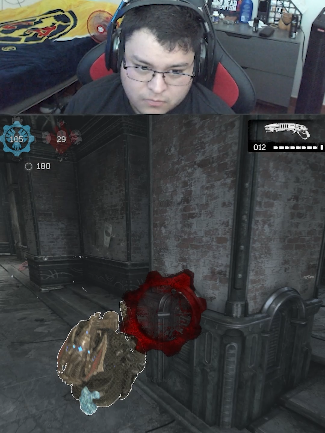 El Pelon rifando en Gears 4 #gearsofwar #gearsofwar4 #gearsofwar3