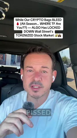 September 26th, 2025 🗞️ While Our CRYPTO Bags BLEED 🩸(Alt Season WHERE TF Are You??) — ALGO Locked Down Wall Street’s TOKENIZED Stock Market 🔐💼 Everyone’s got their eyes glued to Ethereum and Bitcoin — watching them battle for mindshare, headlines, and hype in a market that’s barely breathing. But while all that noise is playing out… Algorand has been quietly executing in the shadows. No fluff, no memes and just results. It now powers over 66% of the entire tokenized stock market infrastructure. Yeah — real stocks, not vaporware. They just secured a major institutional market-making deal with XBTO, one of the heaviest hitters in crypto finance, to provide liquidity and smooth execution for ALGO across Tier 1 and Tier 2 exchanges. On top of that, they’re building next-gen payment rails through biometric offline tech via Paycode, and testing tokenized deposits with VersaBank. Price action right now? Yeah, it sucks. Sentiment? Absolutely in the gutter. But that’s exactly when real builders go to work — quietly laying the rails that Wall Street, governments, and global finance will be riding for the next decade. Retail’s out here bleeding in this latest crypto crash… Meanwhile, Algorand is stacking victories that actually matter. Don’t sleep on this chain. #Algorand #algo #CryptoNews #AltSeason #CryptoCrash