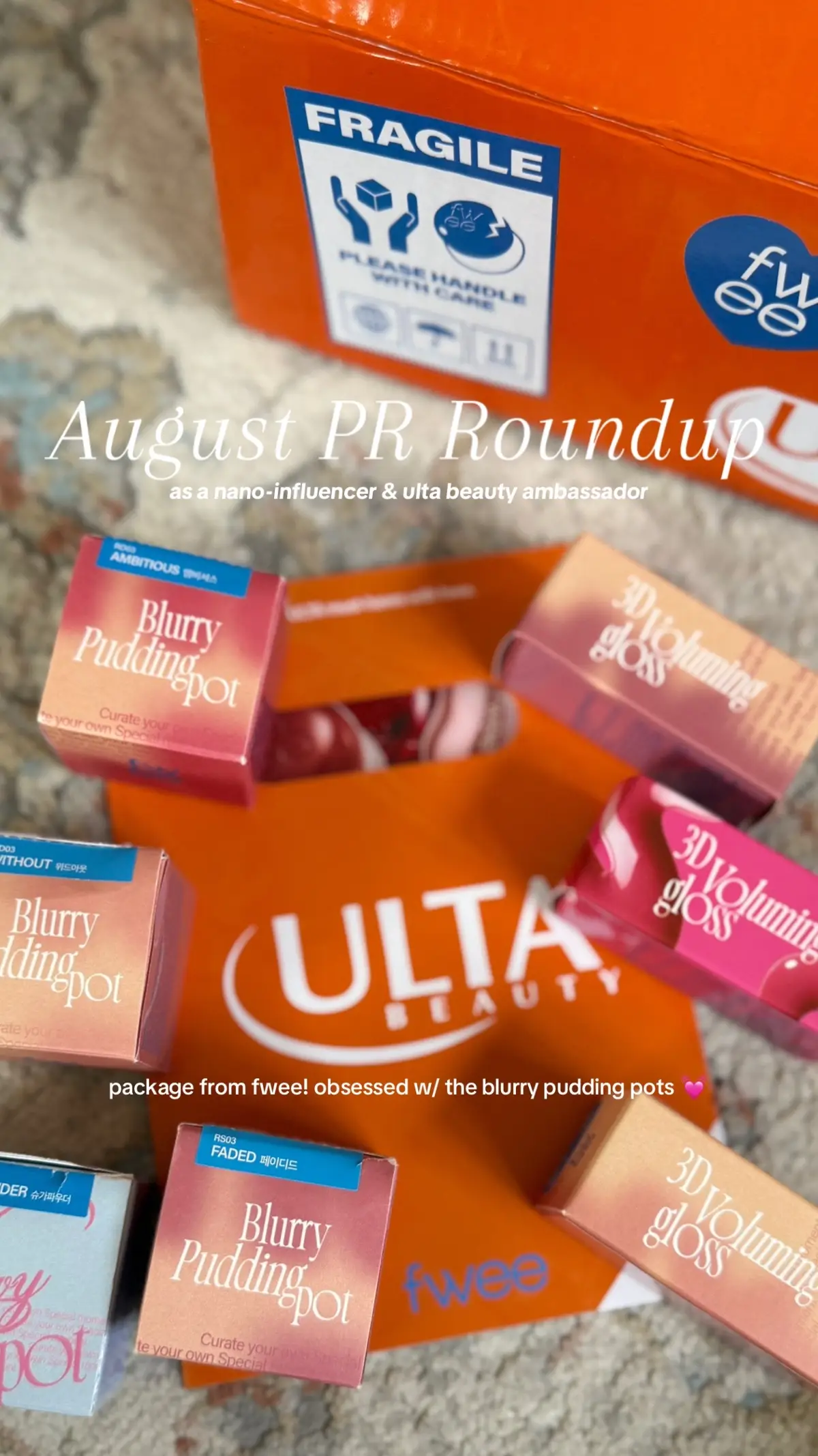 I love watching these video from other creators and obv ran a little late with August! So grateful to these amazing brands 🫶🏼  @fwee @Moroccanoil @Clinique @Supergoop @urban decay @Kiehl's Since 1851 @beautystat @Beekman 1802 @DERMA E @LoopsBeauty @Apothékary @Clarins USA @Salon Perfect @Nioxin @Uni. @CAKES Body @Ulta Beauty    #ultabeauties #ultabeauties2025 #nanoinfluencer #prhaul 