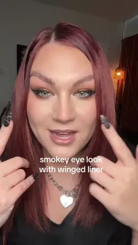 can’t tell me nothing when I’m wearing a smokey eye  #fyp #xyzbca #smokeyeye #wingedeyeliner #altmakeup 