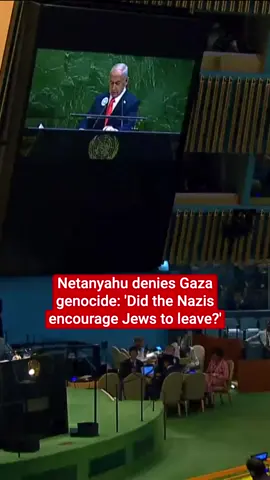 Benjamin Netanyahu strongly denied accusations of genocide in Gaza as he addressed the United Nations General Assembly. Israeli prime minister created controversy by drawing a comparison to the Holocaust, asking, “did the Nazis encourage the Jews to leave?