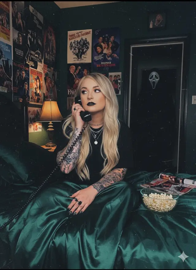 Decided to hop on this trend. 🖤🖤 #ghostface #fyp 