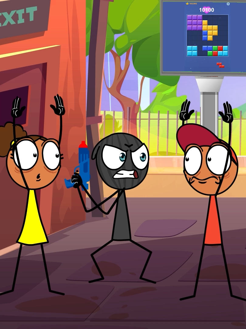 Went South real quick ! 😭😂 (audio:@codenamejesse) . . . #blockblast #hungrystudio #animationmeme #anime #2D #couplegoals #couplecomedy #funnyanimation