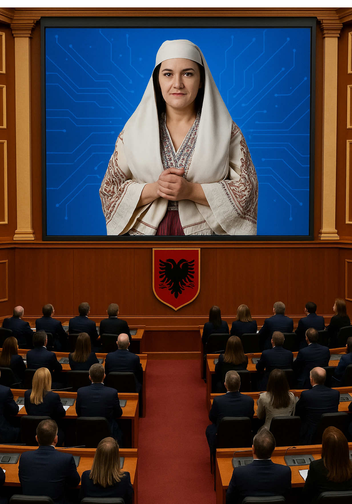 Albania Just Hired an AI Chatbot as a GOVERNMENT Minister #ai #news #fyp #viral #politics 
