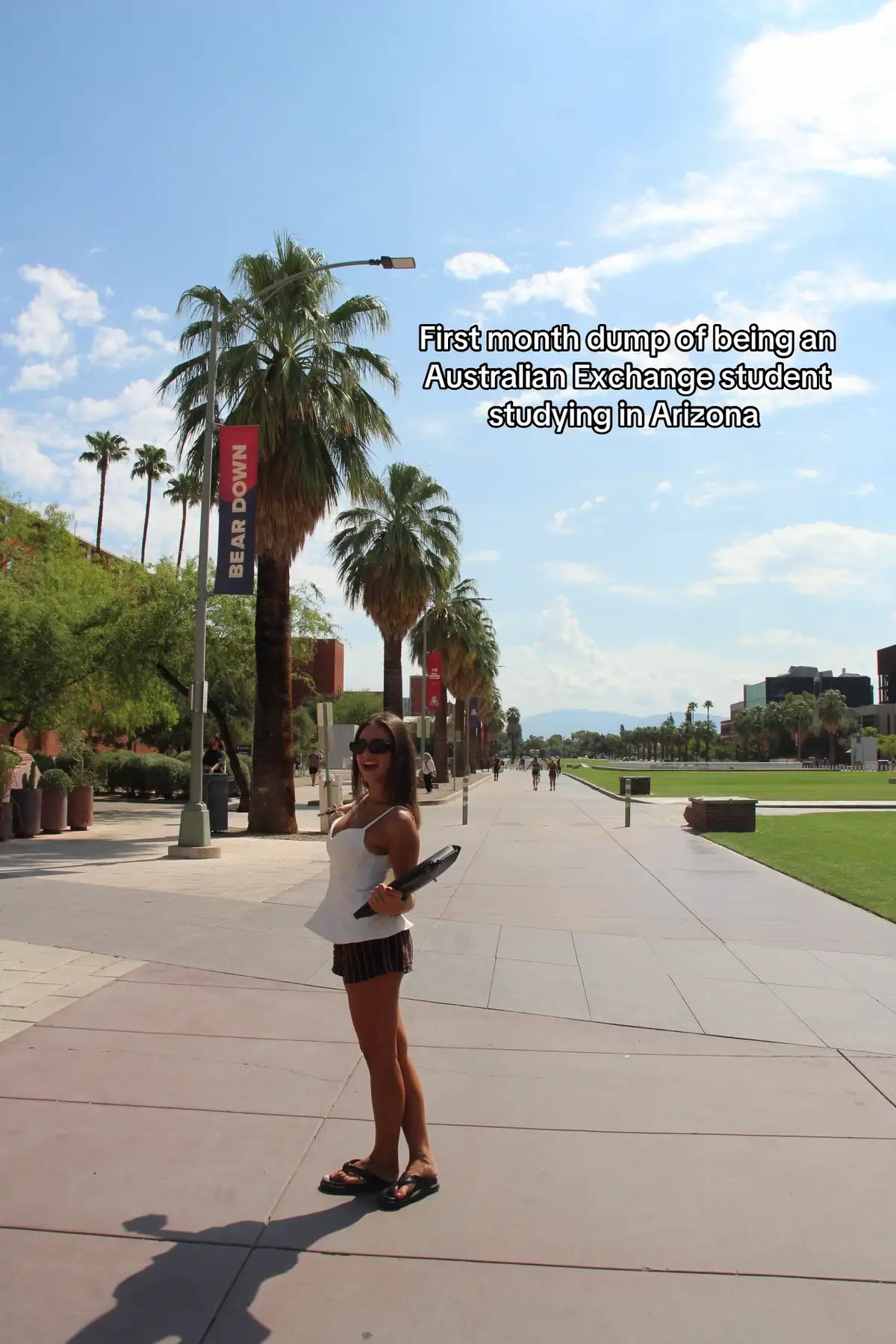How has it already been one month here’s just a snippet of the pics I have it’s been an incredible first month ahhh I can’t wait to see what else I get to experience while im here !!!! #studyingabroad #exchangestudent #aussieinarizona #uofa #americancollege 