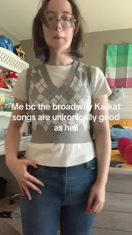 God DAMN these KATS are cooking… — tags: #fyp #homestuck #broadway #karkatvantas 