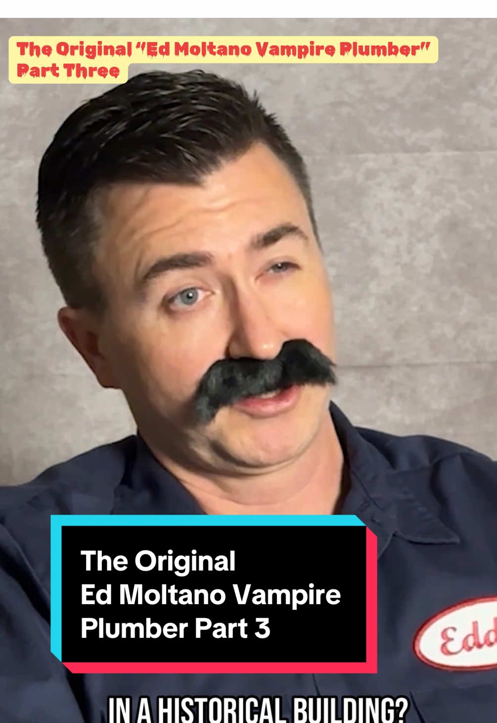 Part 3 | Ed Moltano: Vampire Plumber 🧛🏻‍♂️🪠 The original is back to fix all your plumbing needs of the night! Hope you enjoyed this episode if you missed it before, stay tuned for more Ed Moltano and more Minor Character Theater! #vampires #comedy #blade #parody #plumber This video is intended as a transformative parody under fair use