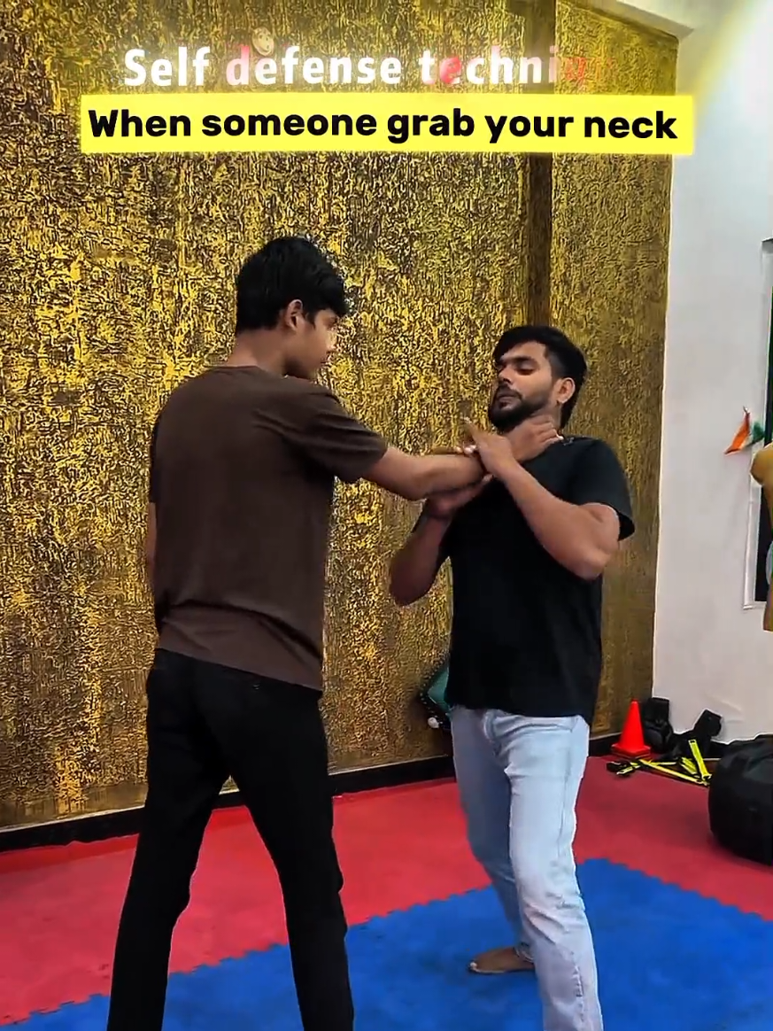 Best self-defense technique for everyone || must learn this technique #selfdefense #kravmaga #martialarts #kickboxing #viralvideo 