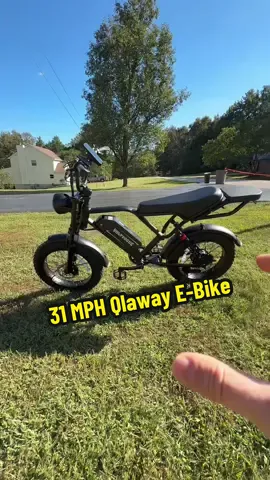 The voltvouge qlaway e-bike is so fast! This e-bike goes 31 MPH and 70 Miles in range! 