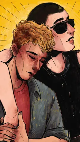 The object of his worship.  . Playing around with the new procreate brushes and tuning one of my favorite pictures of all time into Pynch - I can’t think of a better way to spend an afternoon . #pynch #adamparrish #ronanlynch #theravenboys #bookillustration 