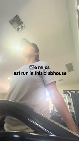 Bittersweet. I’ve been working out in my clubhouse gym for the past 10 years, today was my very last run here. So I made it a long one.  #moving #relocating #run #gym #fyp 