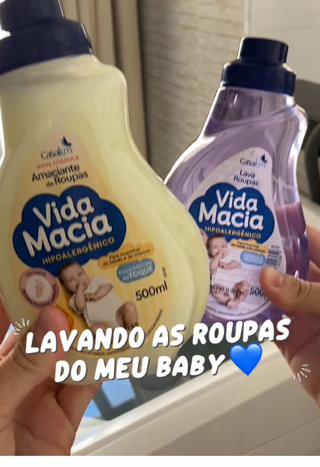 Mamãe de 30S por aqui já comecei a lavar as roupas do meu bebê 💙💙 #mamaesegundaviagem #fy #vidamacia 
