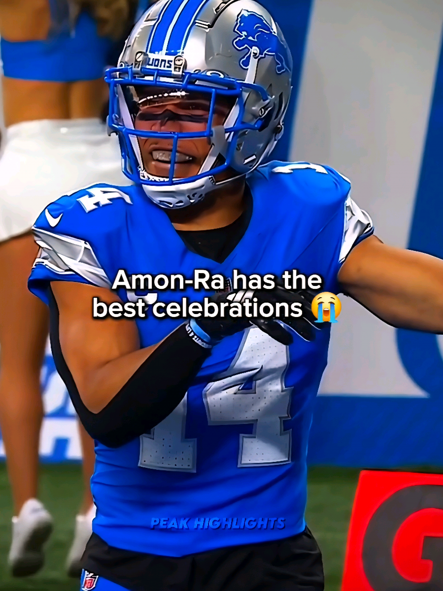 Amon-Ra celebrations are too FUNNY 🤣 #nfl #amonrastbrown #viral #edit 