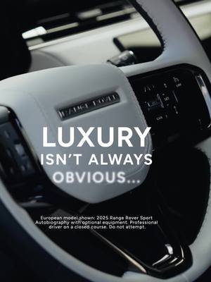 Comfort for every journey. Personalize your Range Rover Sport's interior.