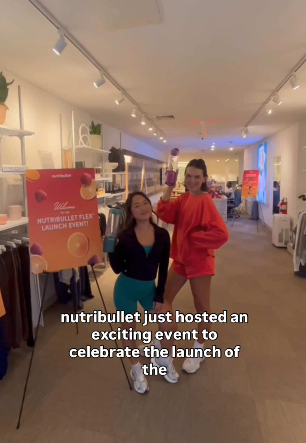 ✨ Come with us to our nutribullet Flex Portable Blender Launch Event ✨ Last week, we celebrated with an unforgettable workout class at @Tracy Anderson Studio in New York City 💪🔥. After breaking a sweat, guests refueled at our smoothie bar 🥝🍓—the perfect post-workout recovery treat! Shop the nutribullet Flex now - link in bio 🔗 💖
