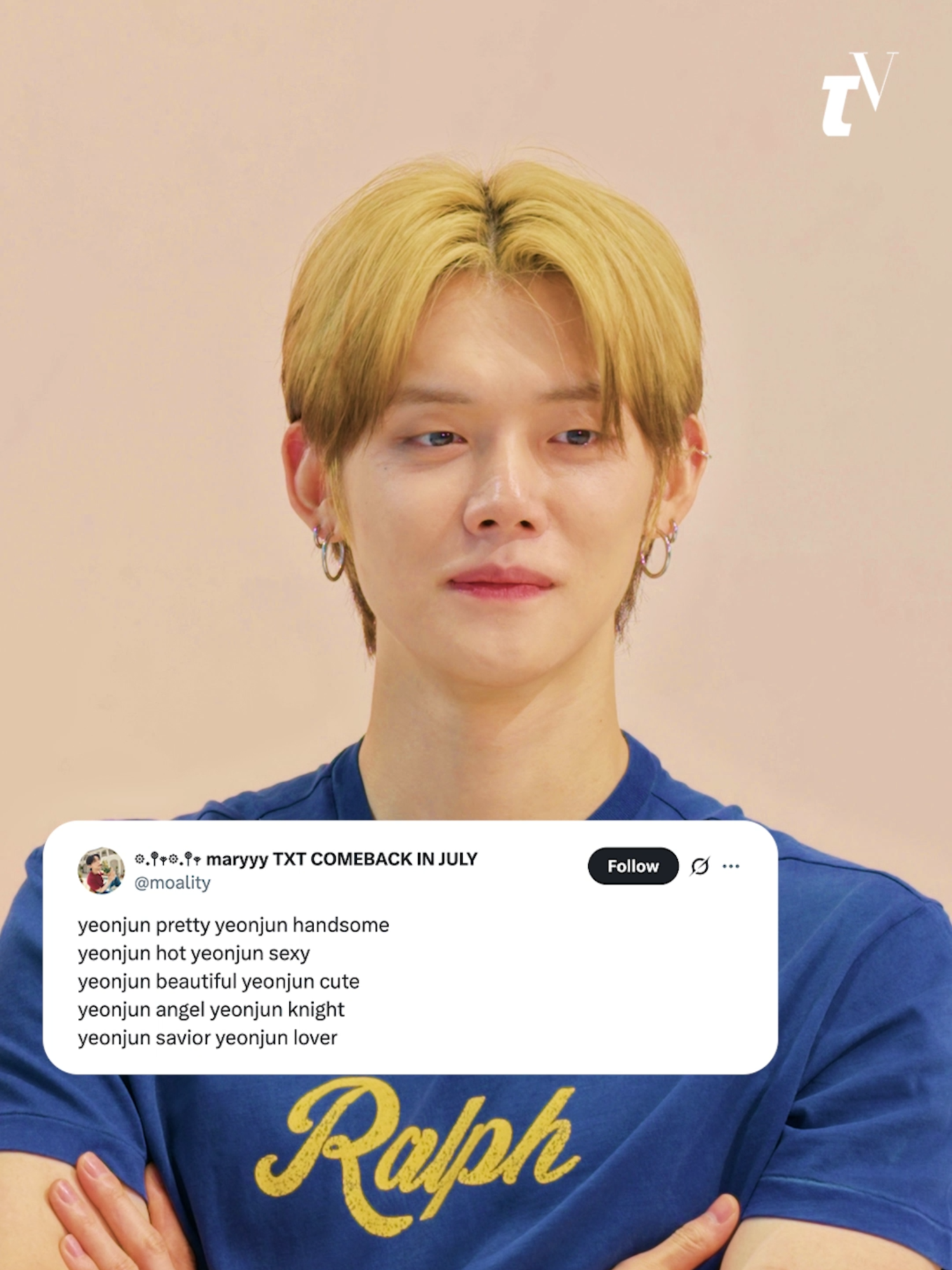 ok but no lies were told 😌 Watch our full video with @txt.bighitent on YouTube! #txt #kpop #tomorrowxtogether