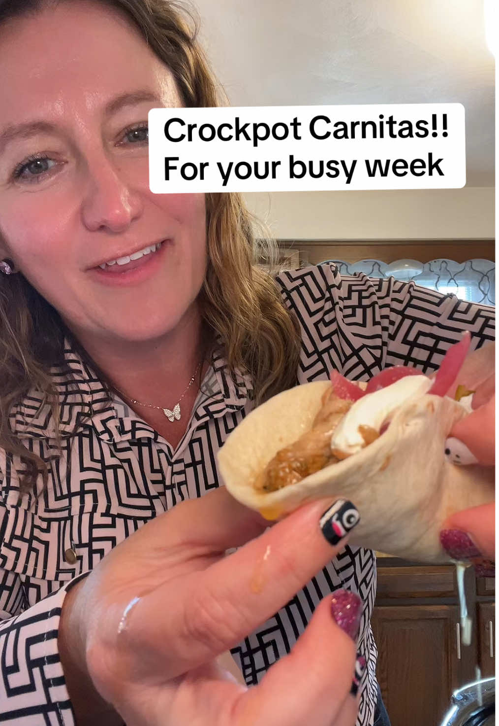 This one is also my favorite!  So much flavor and definitely so fresh oranges.  It makes a huge difference I used to use juice. #tacotime #tacotuesdays #crockpot #slowcooker 