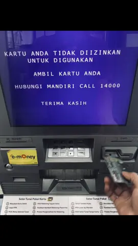 galau #mandiri #blokir #atm 