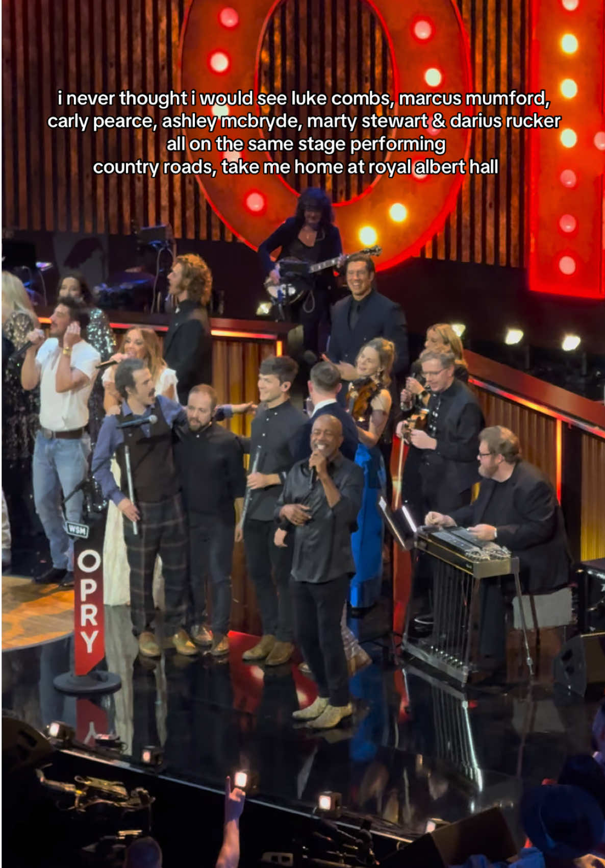 actual pinch me moment #OpryLiveInLondon #countrymusic #opry100 