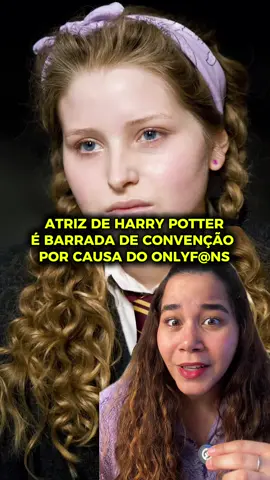 Atriz de Harry Porter é barrada de convenção 😮 Jessie Cave começou a criar conteúdos para o Onl*F@ns para sair das dívidas  #harrypotter #sagaharrypotter #lavenderbrown #jessiecave #filmeseseries 
