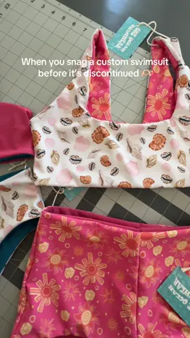 Don’t miss the last chance to snag these prints !!  Discontinuing prints: Cowrie, Sunburst & Sharks 🩵 #handmade #sewing #swimwear 