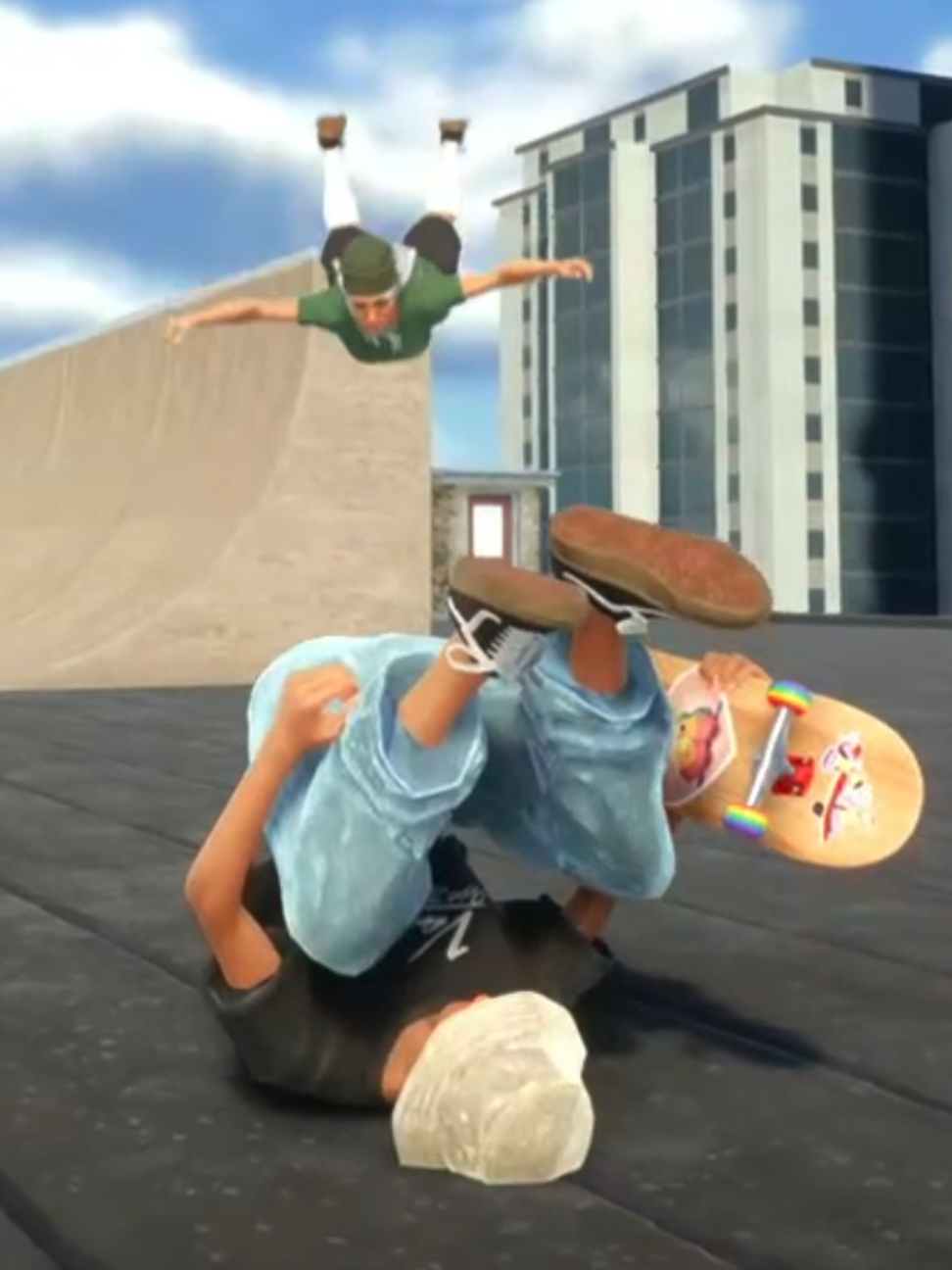 I'm so sorry but that's hilarious 😭🤣🤣🤣 #skate #divein #toofunnynottoshare #skategame #fyp 