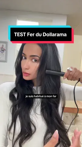 Réponse à @Billie😙ྀིྀི On test le fer à cheveux du Dollarama👀#dollaramafinds #quebecois #testdollarama#Inverted 