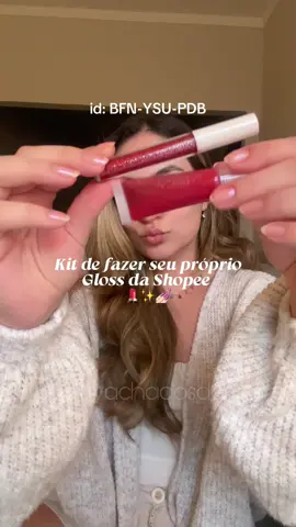 Diy Lip Gloss da Shopee ✨💅🏻💖 comenta que te envio o link ou pesquise por id: BFN-YSU-PDB #comprinhasshopee #lipgloss #diylipgloss #dicasdebeleza #fy @Shopee Brasil 