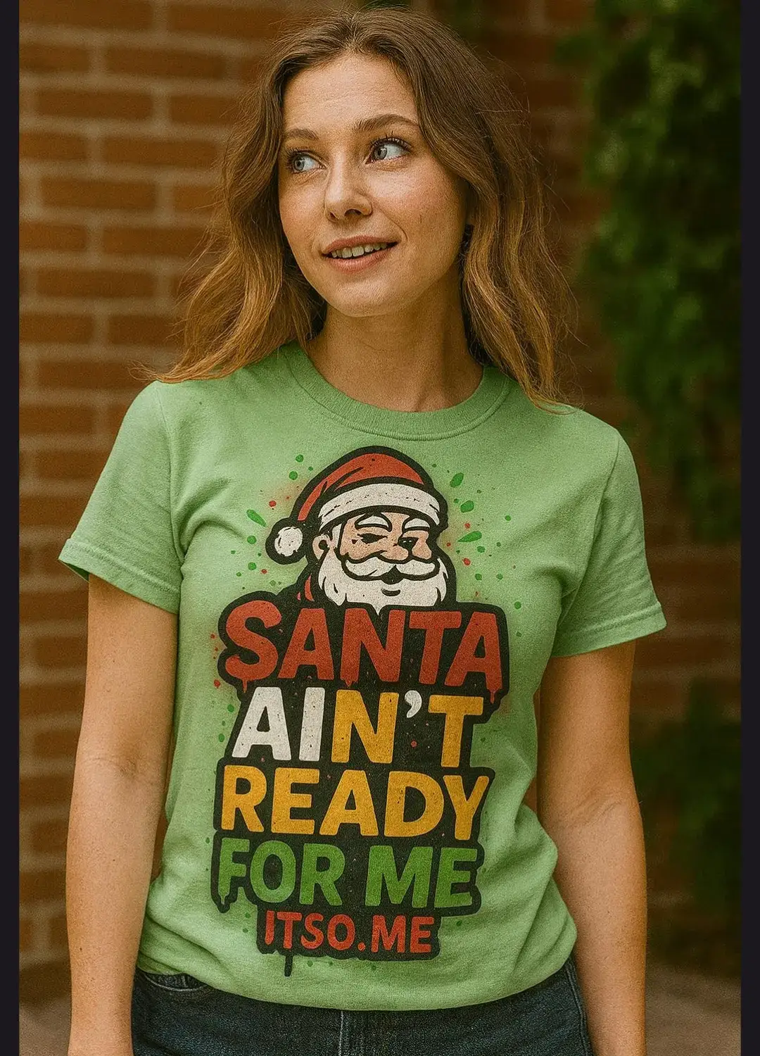 Ad Copy 🎄✨ Sleigh bells ringing, but Santa ain’t ready for YOU. Bring the holiday cheer with a bold twist in the “Santa Ain’t Ready For Me” tee. Perfect for Christmas parties, holiday selfies, or just letting the world know you’re unforgettable this season. Comfy. Festive. Unapologetically http://ItSo.Me. 🎅🔥 #SantaAintReady, #ItSoMe, #ItSoDotMe, #ChristmasStyle, #HolidayTee, , , , , , , , , , , , , , , , , , , , , , , , , 
