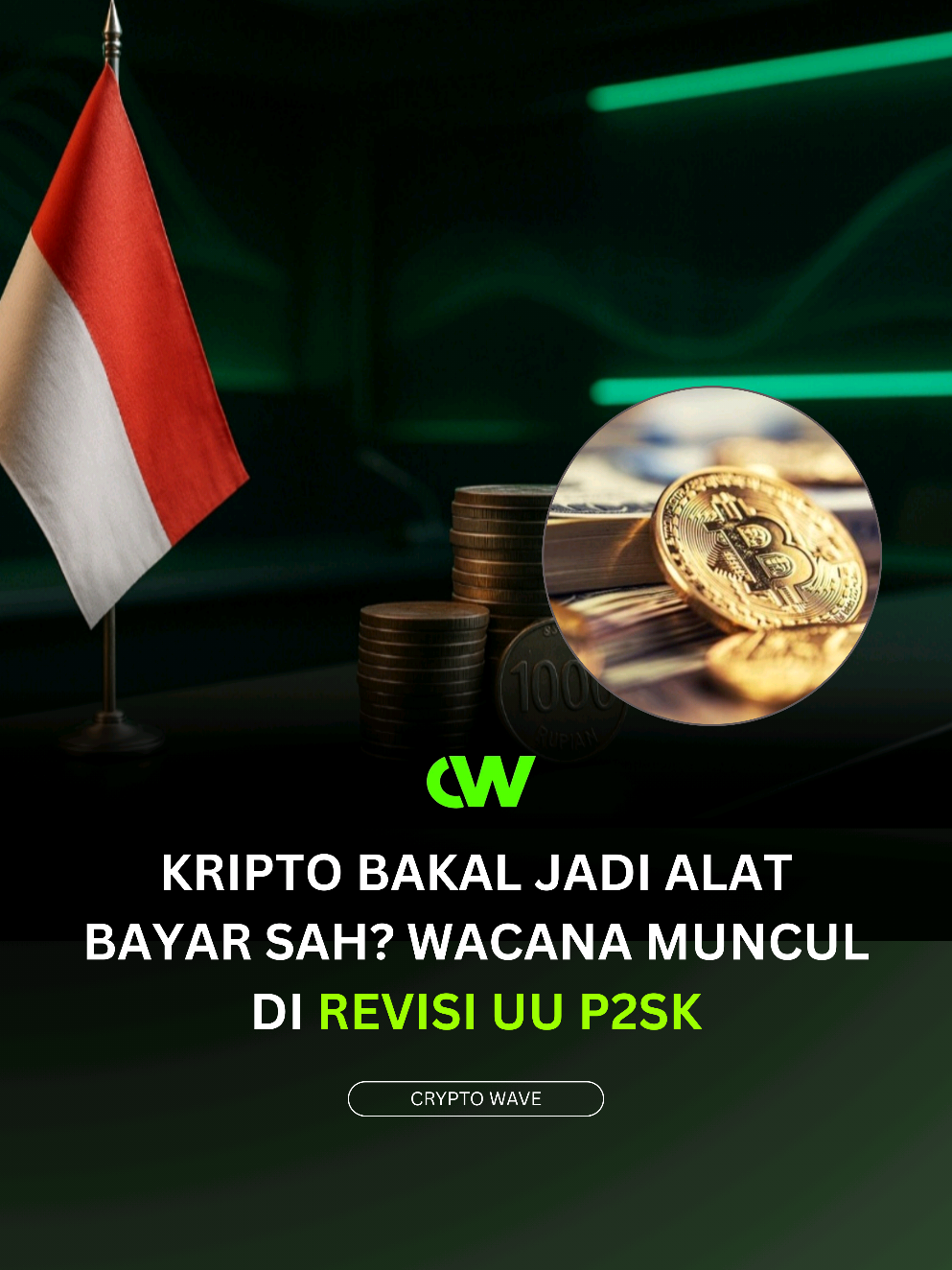 Wacana baru dalam revisi UU P2SK bikin geger! Kripto diusulkan jadi alat pembayaran resmi di Indonesia 🔥 Kalau ini benar-benar disahkan, bakal jadi game changer besar untuk dunia keuangan RI. 👉 Gimana menurut kalian? Setuju atau nggak kalau kripto jadi alat bayar sah?#Kripto #Cryptowave #UUKeuangan #Fintech #CryptoIndonesia 