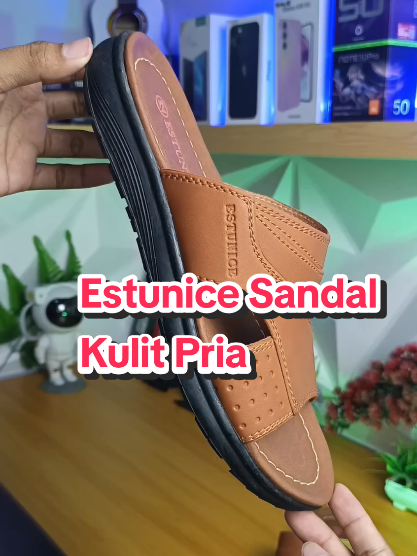 Estunice Sandal Kulit Pria #sandal #sandalkulit #sandalpria #sandalkulitpria 