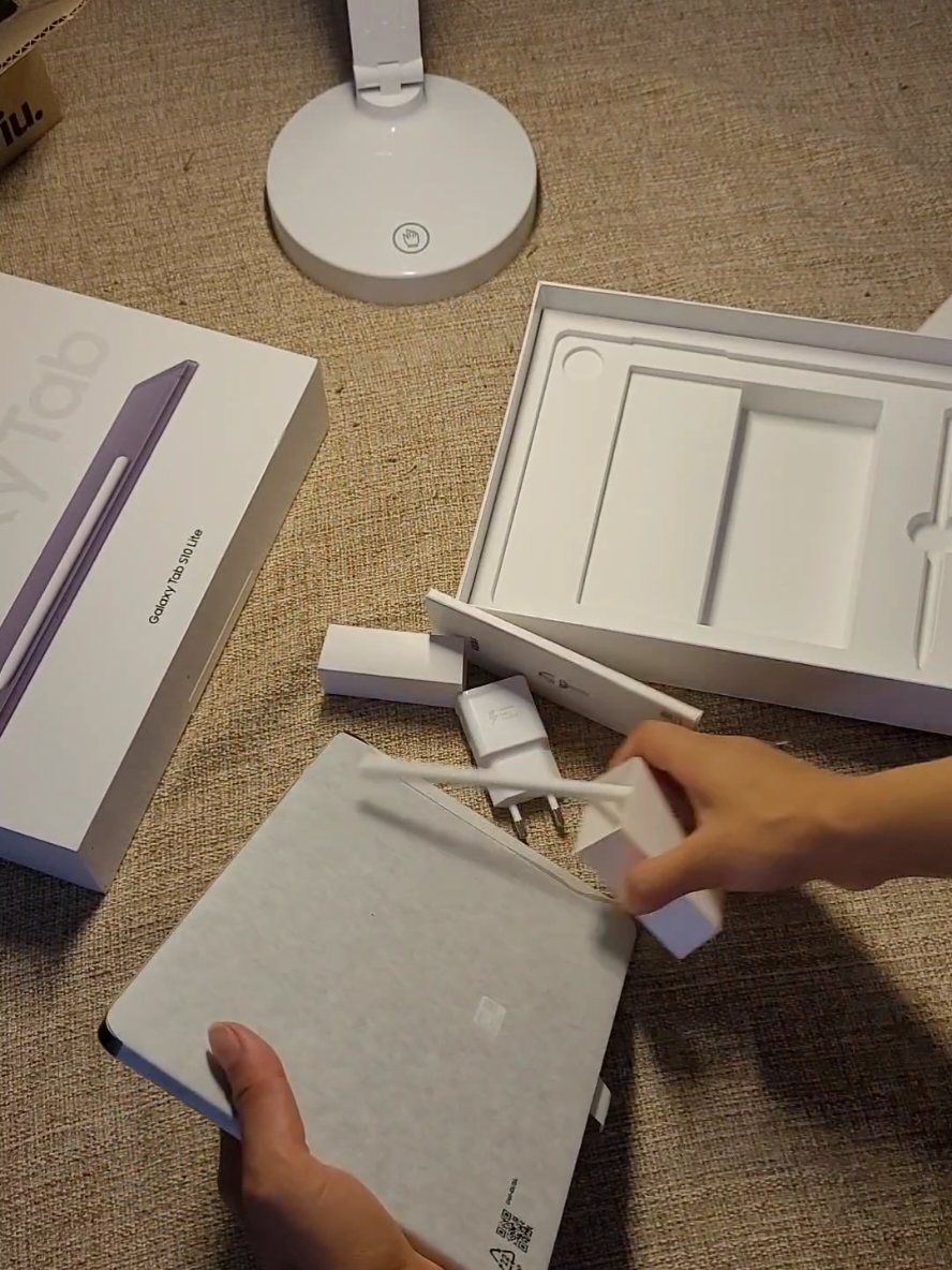 Unboxing do meu tablet S10 Lite. PERFEITO ✨️ #umboxing #tab10lite #samsung #CapCut 