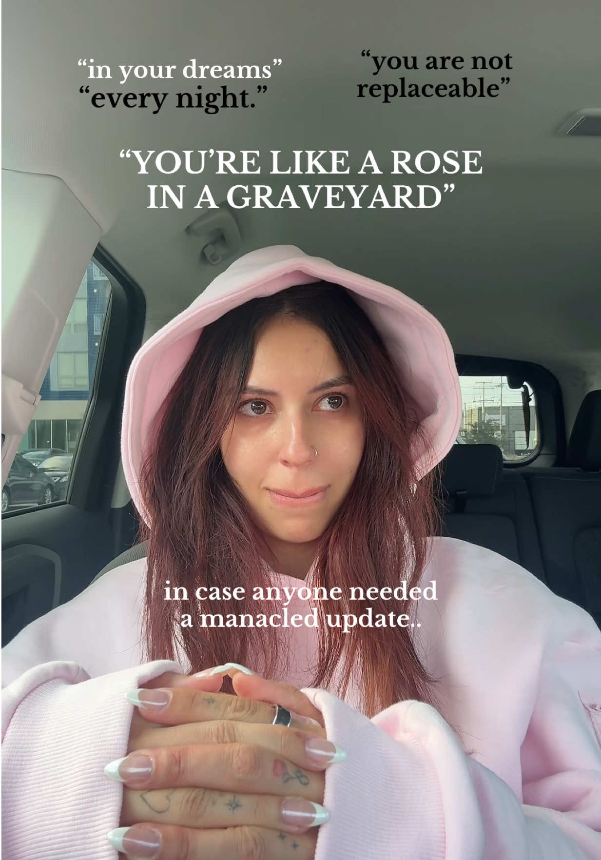 no like i’m fine :) #manacled 