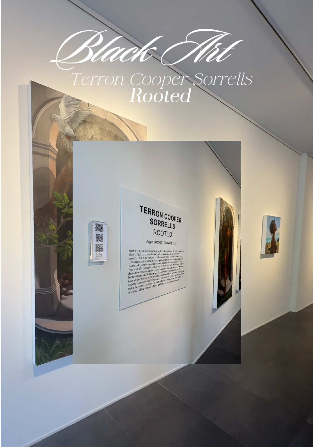 If you need something to do this weekend check out @Richard Beavers Gallery . When I say the artist Terron Cooper Sorrells absolutely awed me and my sister with the rooted exhibition, we LOVED every piece. There was great conversation and if it’s black you know we’re there! ✨ We had a time 🫶🏾. Rooted exhibition will be until Oct. 11th, 2025!  #blackart #richardbeaversgallery #thingstodoinbrooklyn #nyc #exhibition 